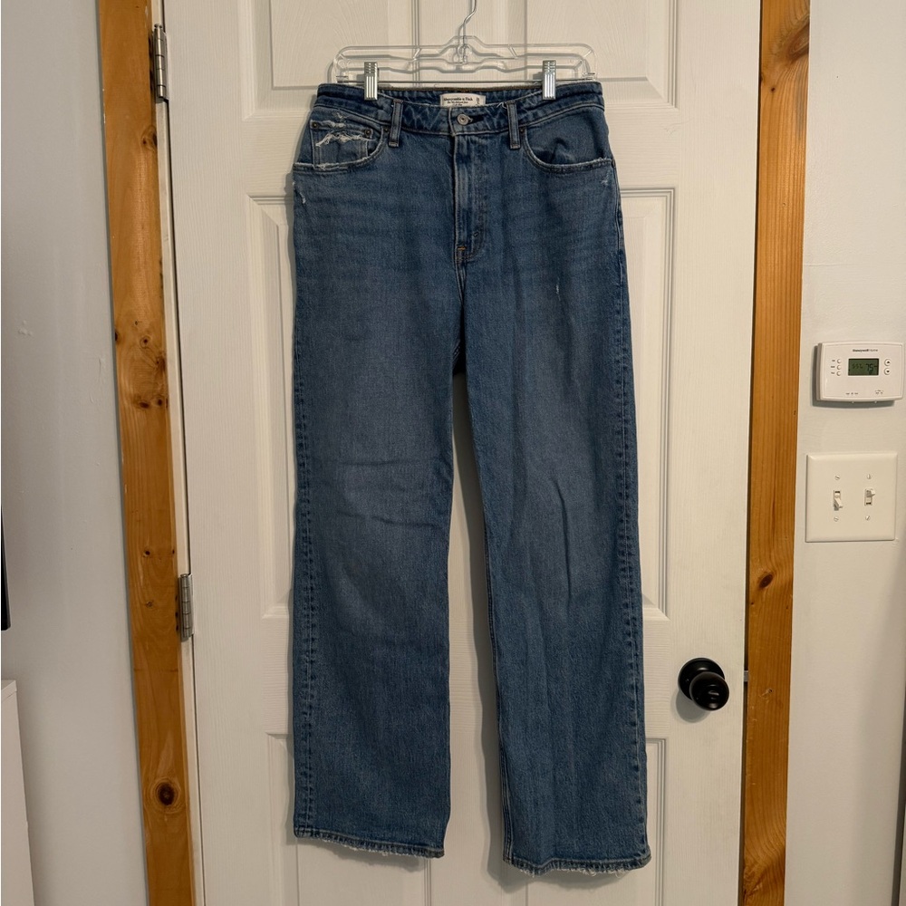 abercrombie the 90s relaxed jean high rise, curve love